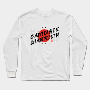 Oriental Brush Camogie Warrior Long Sleeve T-Shirt